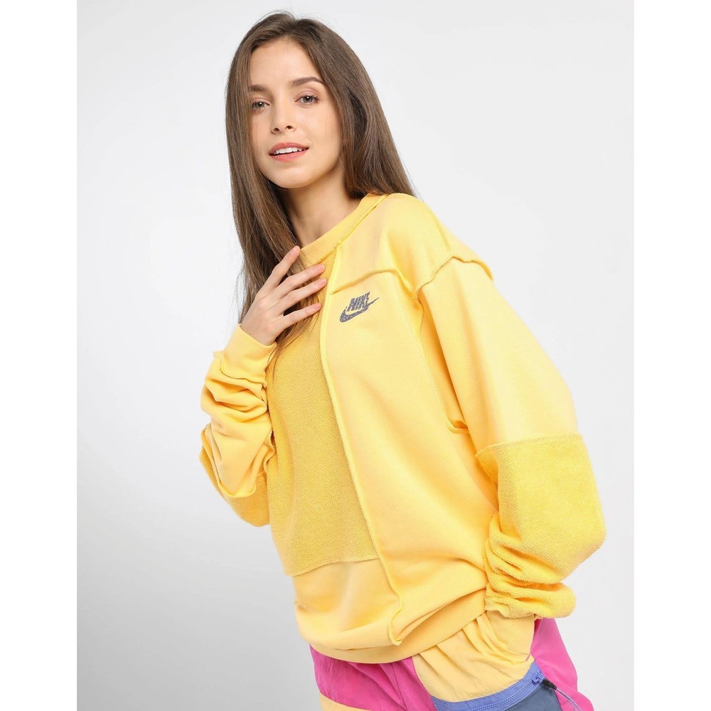 Nike Sportswear Deconstructed Patchwork Sweatshir… - image 2